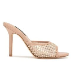 Nine West Iriep Heeled Slide Sandals
