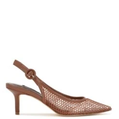 Nine West Alots Mesh Slingback Pumps