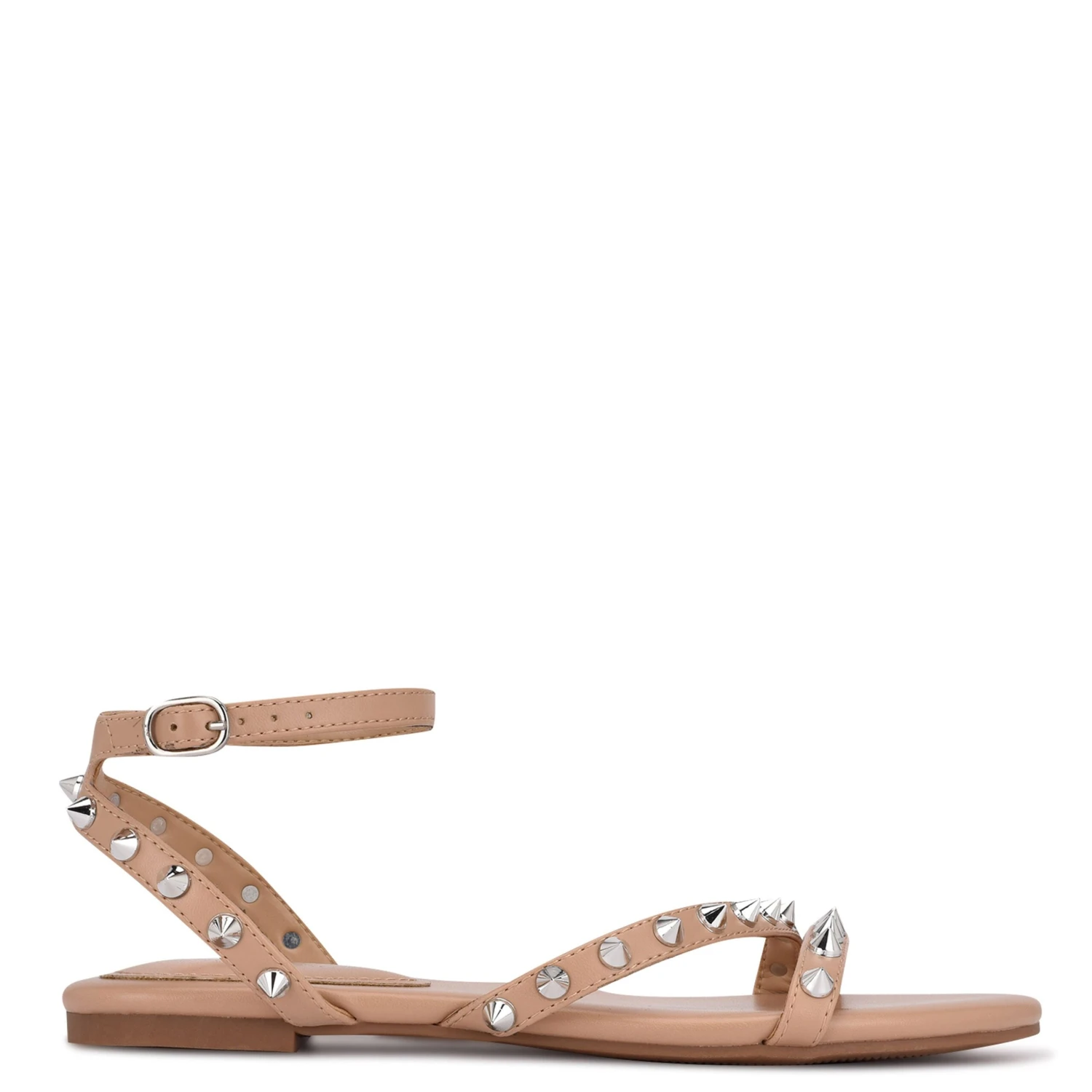 Nine West Bernie Studded Flat Sandals