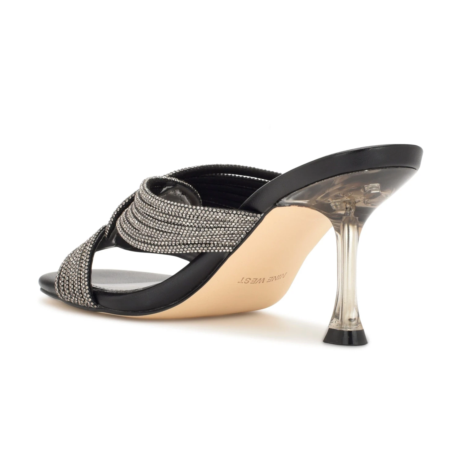 Nine West Dancy Heeled Slide Sandals - Image 3