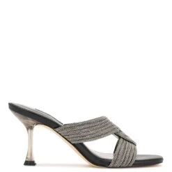 Nine West Dancy Heeled Slide Sandals
