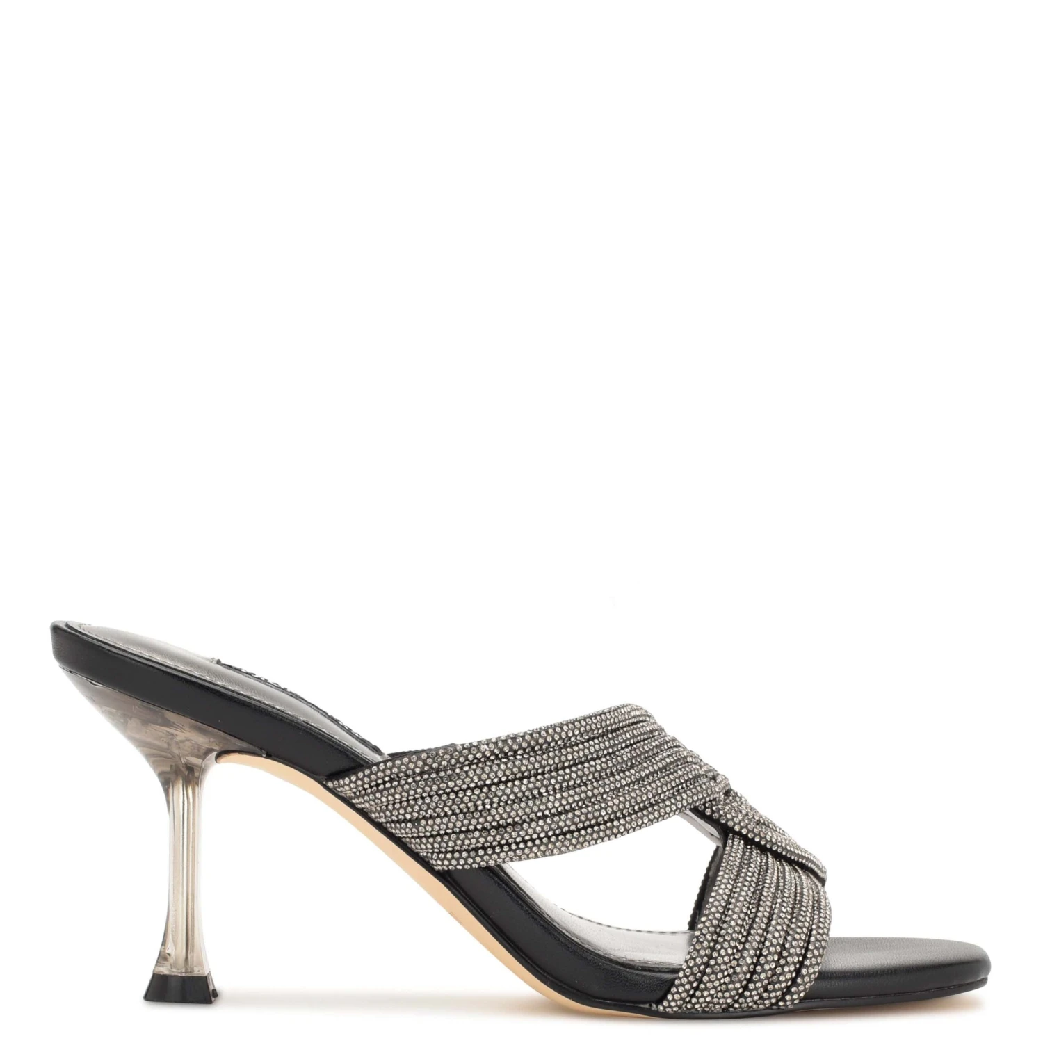 Nine West Dancy Heeled Slide Sandals