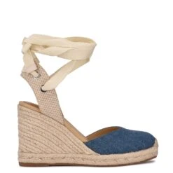 Nine West Friend Ankle Wrap Espadrille Wedge Sandals