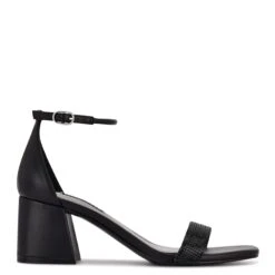 Nine West Gretal Ankle Strap Block Heel Sandals