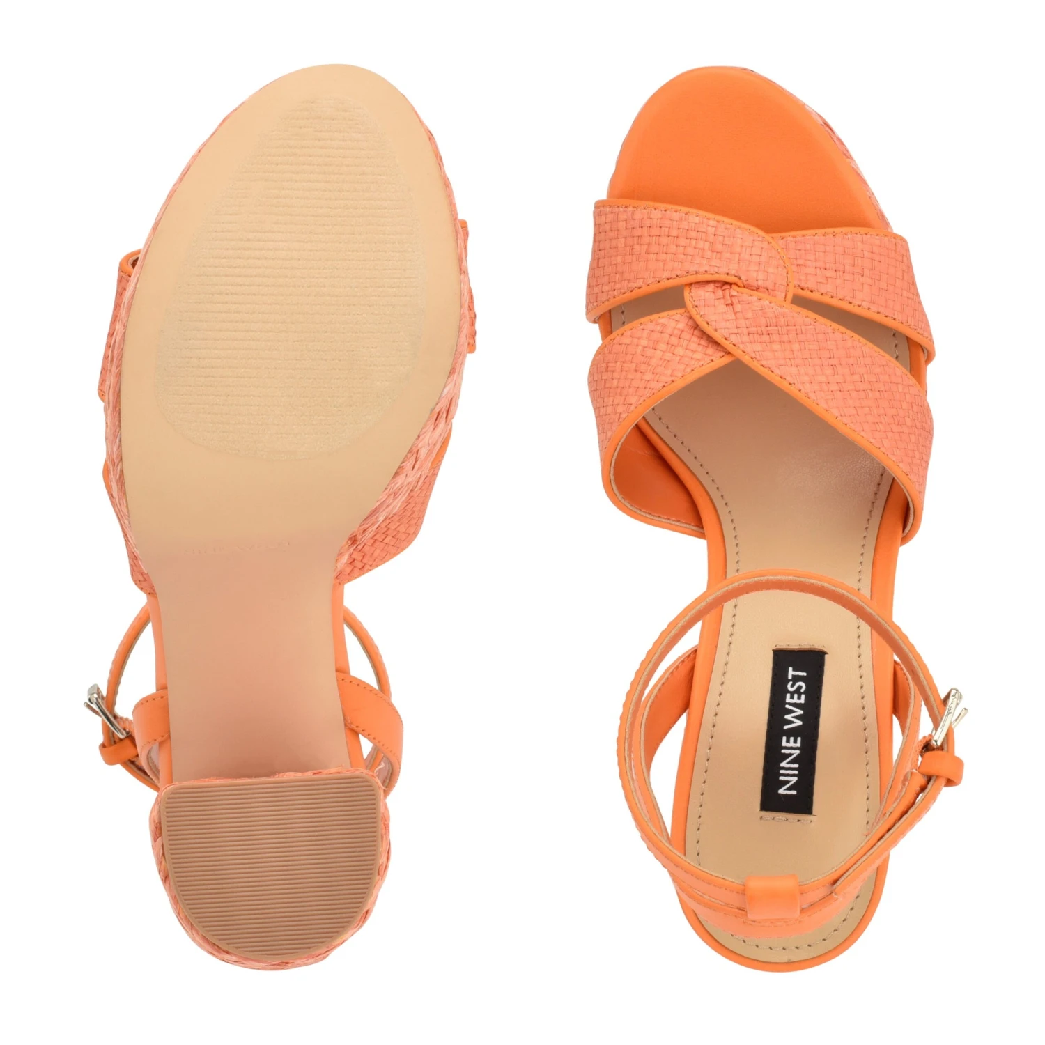 Nine West Hayya Woven Platform Sandals - Image 5