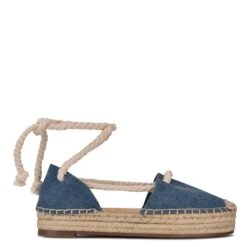 Nine West Meaks Ankle Wrap Espadrille Flats