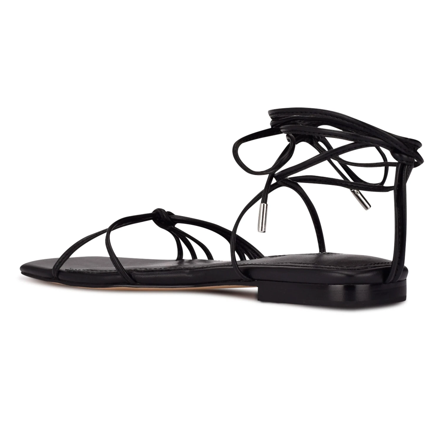 Nine West Minus Ankle Wrap Flat Sandals - Image 3