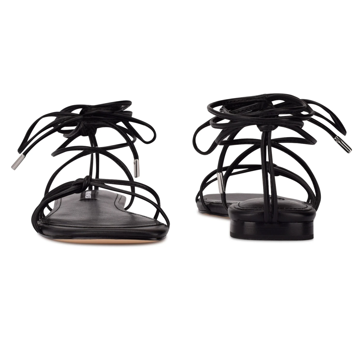 Nine West Minus Ankle Wrap Flat Sandals - Image 4