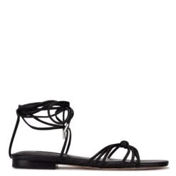 Nine West Minus Ankle Wrap Flat Sandals