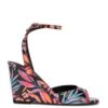 Nine West Nevr Ankle Strap Wedge Sandals