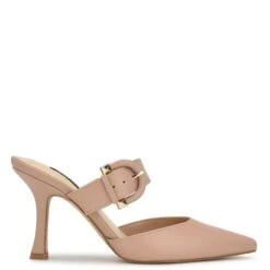 Nine West Sanra Pointy Toe Heeled Mules