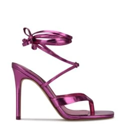 Nine West Terrie Ankle Wrap Heeled Sandals
