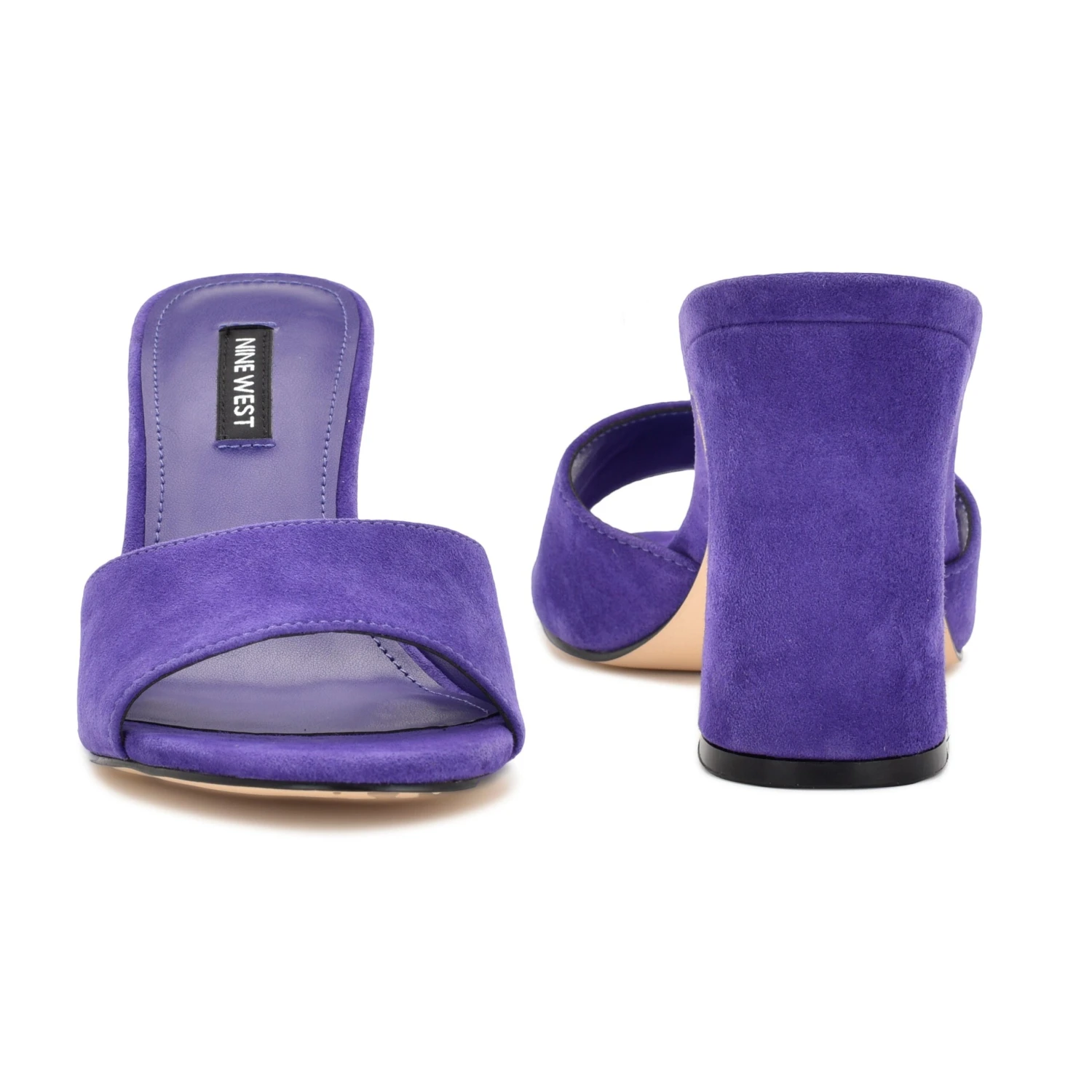 Nine West Ulala Heeled Slide Sandals - Image 4