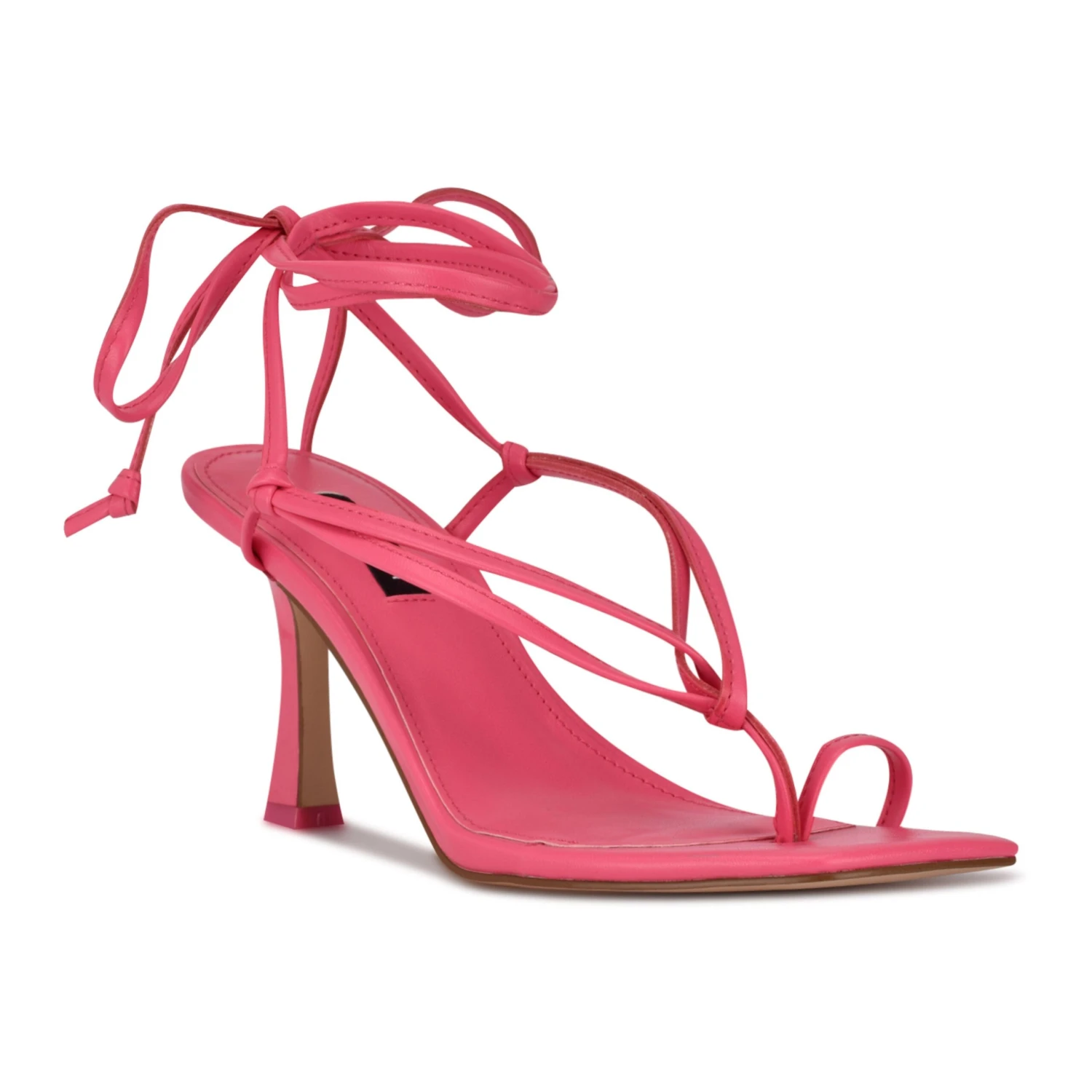 Nine West Yippie Ankle Wrap Heeled Sandal - Image 2