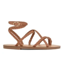 Nine West Coralin Ankle Wrap Flat Sandals