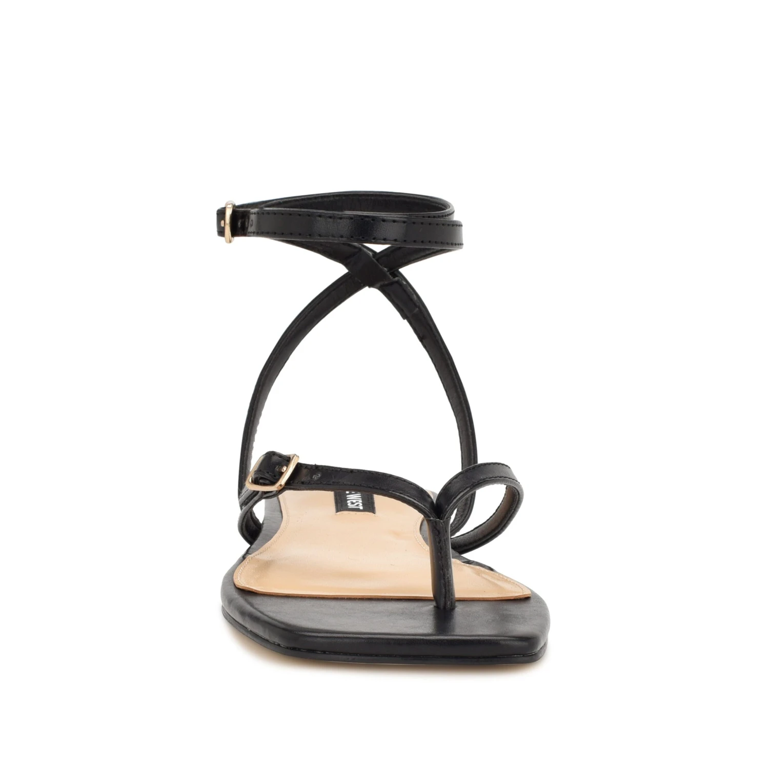 Nine West Nelson Ankle Wrap Flat Sandals - Image 3