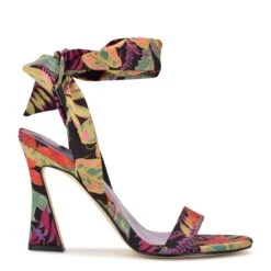 Nine West Kelsie Ankle Wrap Heeled Sandals